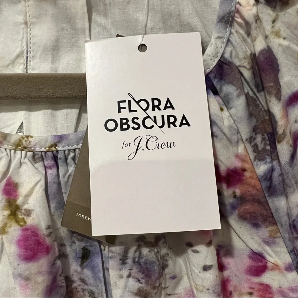 Flora Obscura X J. Crew Side Cutout Dress in Kaleidoscope Floral (8) - Picture 13 of 15